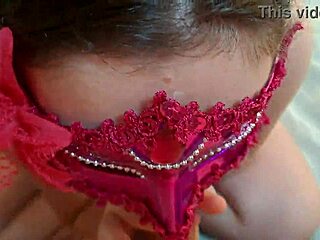 another day brings a cute blowjob from that masked student