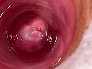 Camera deep inside mias tight creamy pussy oh god its so wet and gaping