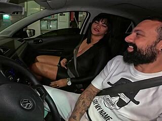 Hey, corno, why take your wife to the club for creampie in ass and pussy then enjoy her later?