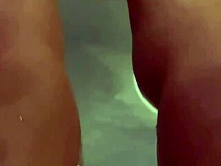 Chubby Latina milf with big natural tits gives blowjob to young employee of her husband.