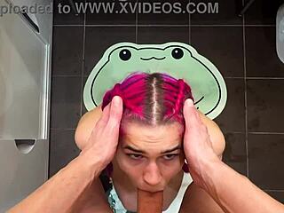 she gets stuck inside washing machine in this promo video