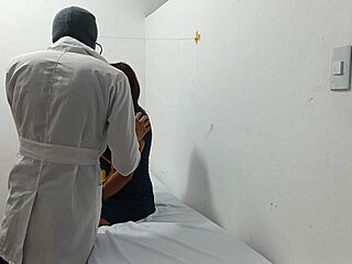 hey, this kinky doctor jerks his cock right in the office alone