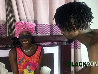 Ebony Step Sister Cute Black Babe Natural Tits Bedroom Close Up Casting Interview