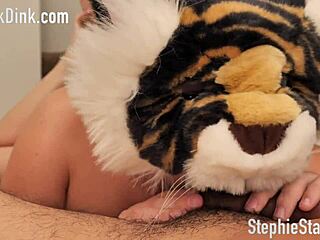 i give a fun furrie halloween blowjob in costume