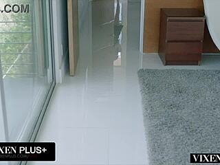 i uh hired bunny for my first threesome with escort autumn falls... intense riding and facial