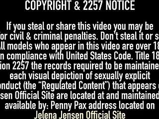 big boobs beauty jelena jensen in lingerie and heels masturbates with orgasm