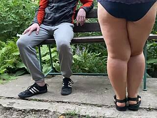 the step son peeped at his step mother's sweet hole