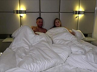 Blonde Curvy Teen with Big Natural Tits Gets Wild in Bedroom. She Rides Huge Cock Roughly Without Condom in Passionate Fuck.