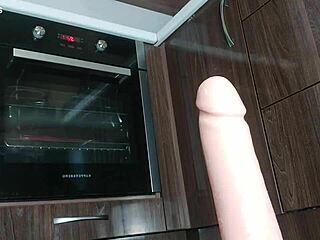 oh my big dildo stretches my hairy pussy so good with fisting and squirting