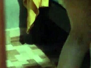 I spy on my Colombian neighbor, she catches me and invites me to fuck her big ass pussy.