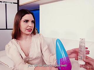 Miriam More Videotells Her First Time Anal Creampie