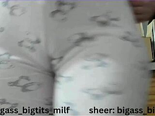 Pajamas Masturbation With Big Ass Milf Cameltoe Fingering Wet Pussy Using Dildo And Vibrator Solo