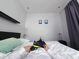 Swedish milf air hostess lynna nilsson gives you a blowjob and fucks missionary style in hotel room pov