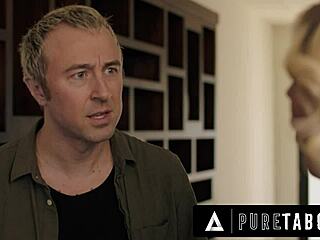 NAIVE KENNA JAMES meets CREEPY STEPPARENTS-IN-LAW penny barber & charles dera in TABOO ffm!