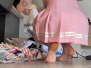 Hot Redhead Amateur College Girl Tries On Fashion Haul in Backroom Casting Interview