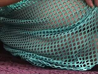 housemaid teases her pussy and anal solo after cleaning duties