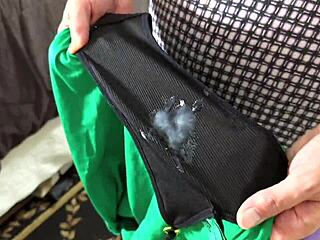 Why Does This Cheating Wife's Big Ass Panties Always Come Home Dripping With Jizz?