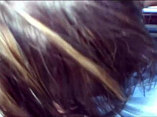 milf amy takes rough anal and blowjob from boy leading to shaved pussy cum