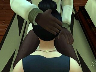 i feel so overwhelmed by this rough threesome with cute latina digna morales getting deepthroat, cowgirl riding, and squirting in bedroom. it's intense interracial sex with cum swallow and big tits action.