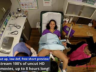 Will the new nurse Angelica Cruz gain clinical experience with Lenna Lux and Reina in latex gloves at the hospital?