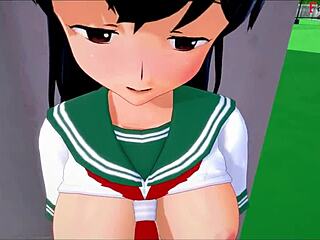 kagome contrasts wild roof fucking with inuyasha in sheer 3d hentai pov full movie on fantasyking3