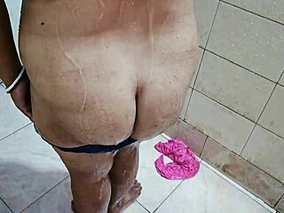 Wild Hot Just Married Desi Bhabi Takes Naked Bath