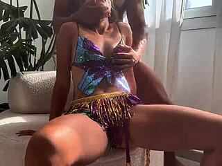 Horny Big Ass Makes Her Big Cock Squirt While Bouncing Juicy Ass