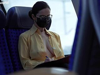 Slave Wife Goes Braless Downblouse Flashing Publicly