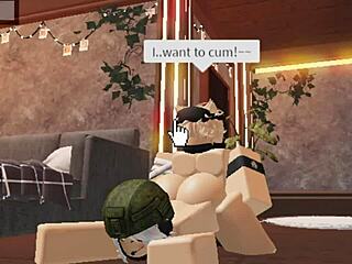 Cute Blonde Boy Gets Creampie From Soldier Girl In One On One Military Action