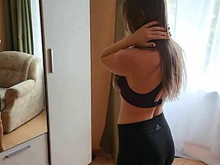 Can this hot yoga milf really squirt that much?