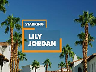 Hot groupie Lily Jordan gives you a close-up blowjob then rides your cock missionary style moaning loud?