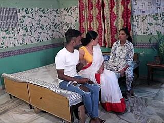 indian bhabhi threesome with stepsis husband ffm fuck...