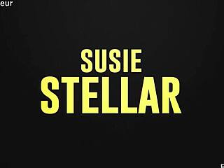 scarlit scandal double teamed hard n creamed by two studs