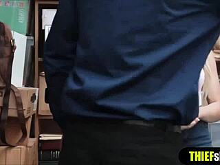 sulky blonde shoplifter, wanna get punished hard?