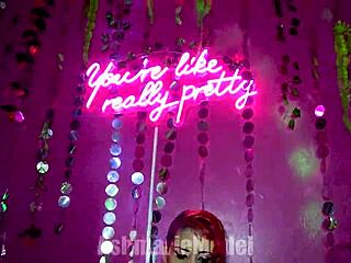 hairy pussy babe dances legs spread at sex club in heels