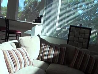 Joey Ambrosiano Pounds Booty Call's Shaved Pussy Doggystyle and Cowgirl Real