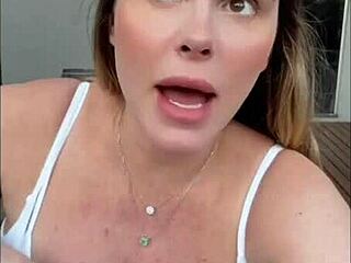 Busty Pregnant Barbara's Giant Cleavage Bounces Wild