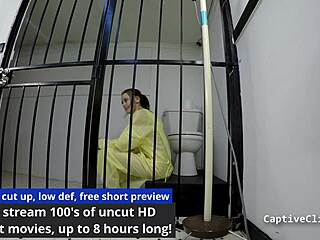 Lainey Spreads Tits in Latex Nurse Gloves Backstage