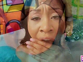 i can't breathe on this massive black cock yasmine de leon gags deep in interracial anal