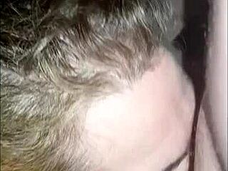 Bound Slave Milf Ganged in Sauna Gloryhole Cum Facial Orgy