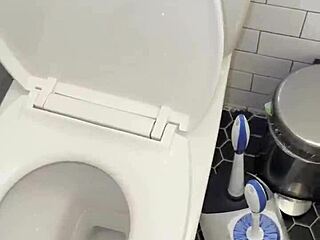 Roommate's Thongs Ignite Hard Dick Masturbation Then Fuck!