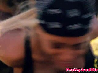 Glamcore Babe Dickrides Border Officer in Office Cowgirl