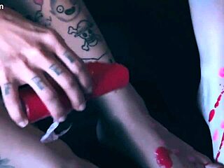 Kinky femdom brunettes bind redhead for foot licking toe sucking games?