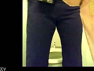 spying on toilet hidden cam footage