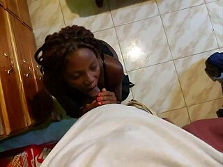 caught 18yo slut jhodez1 on knees slurping big cock dirty talk