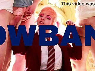 Hot British Teen's Epic Outdoor Cumshot Blowjob